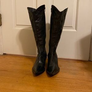 Italian leather boots